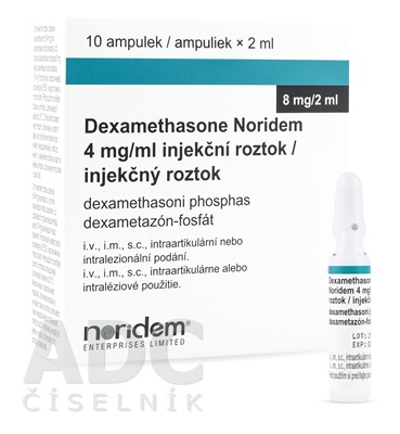 Dexamethasone Noridem 4 mg ml injekčný roztok ADC sk